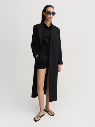 Blay Poplin Shorts, black