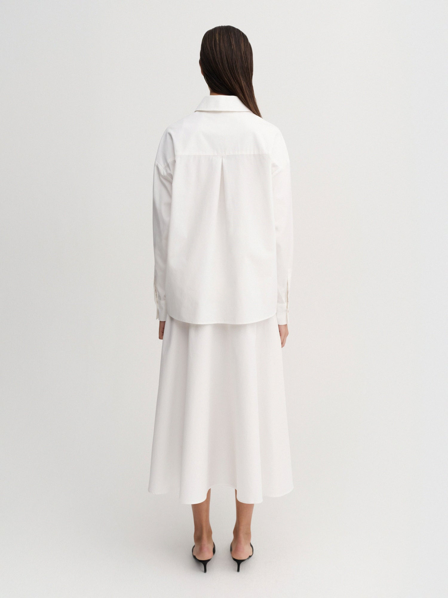 Finn Poplin Shirt, white