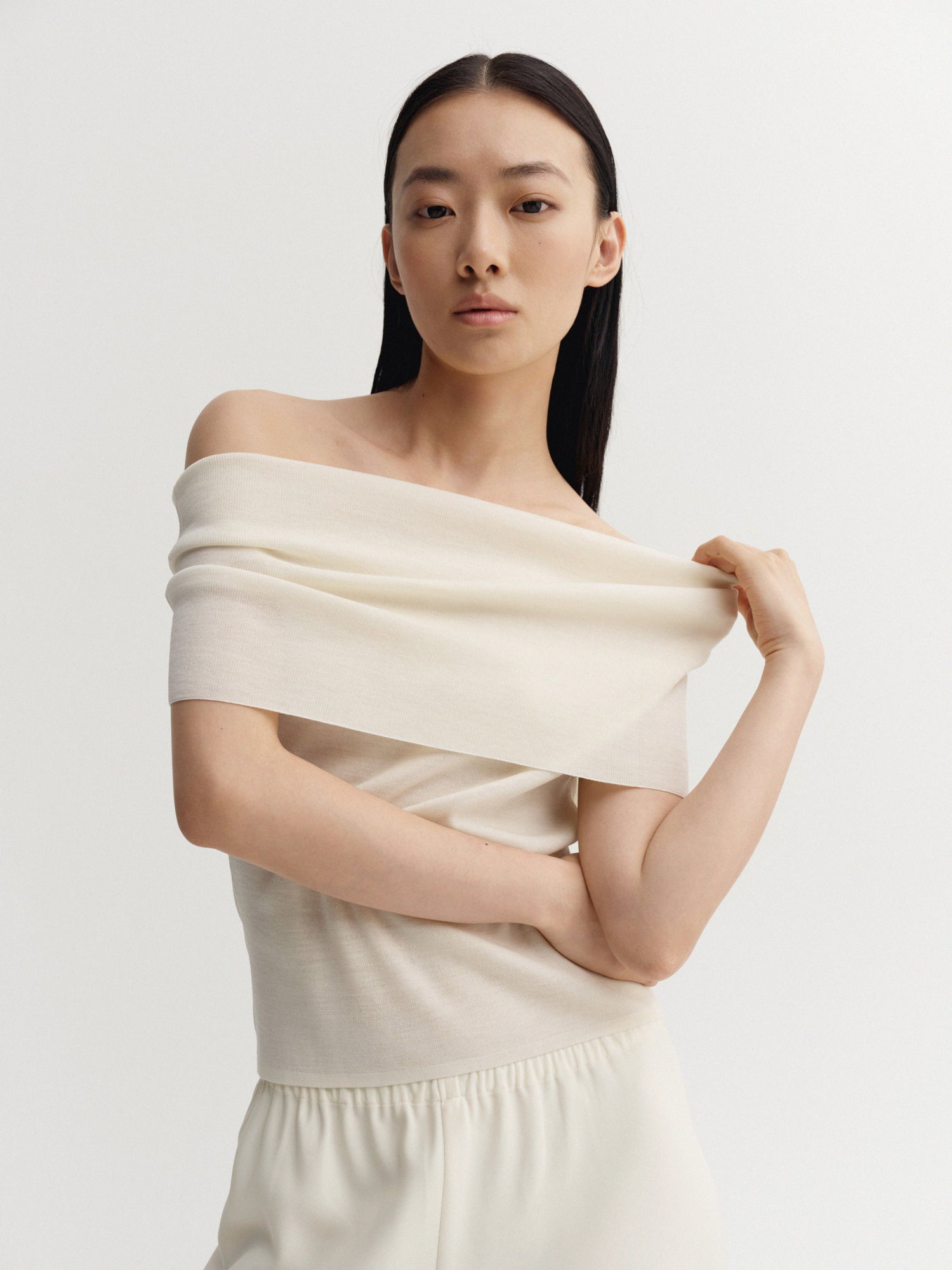 Poppy Top, cream