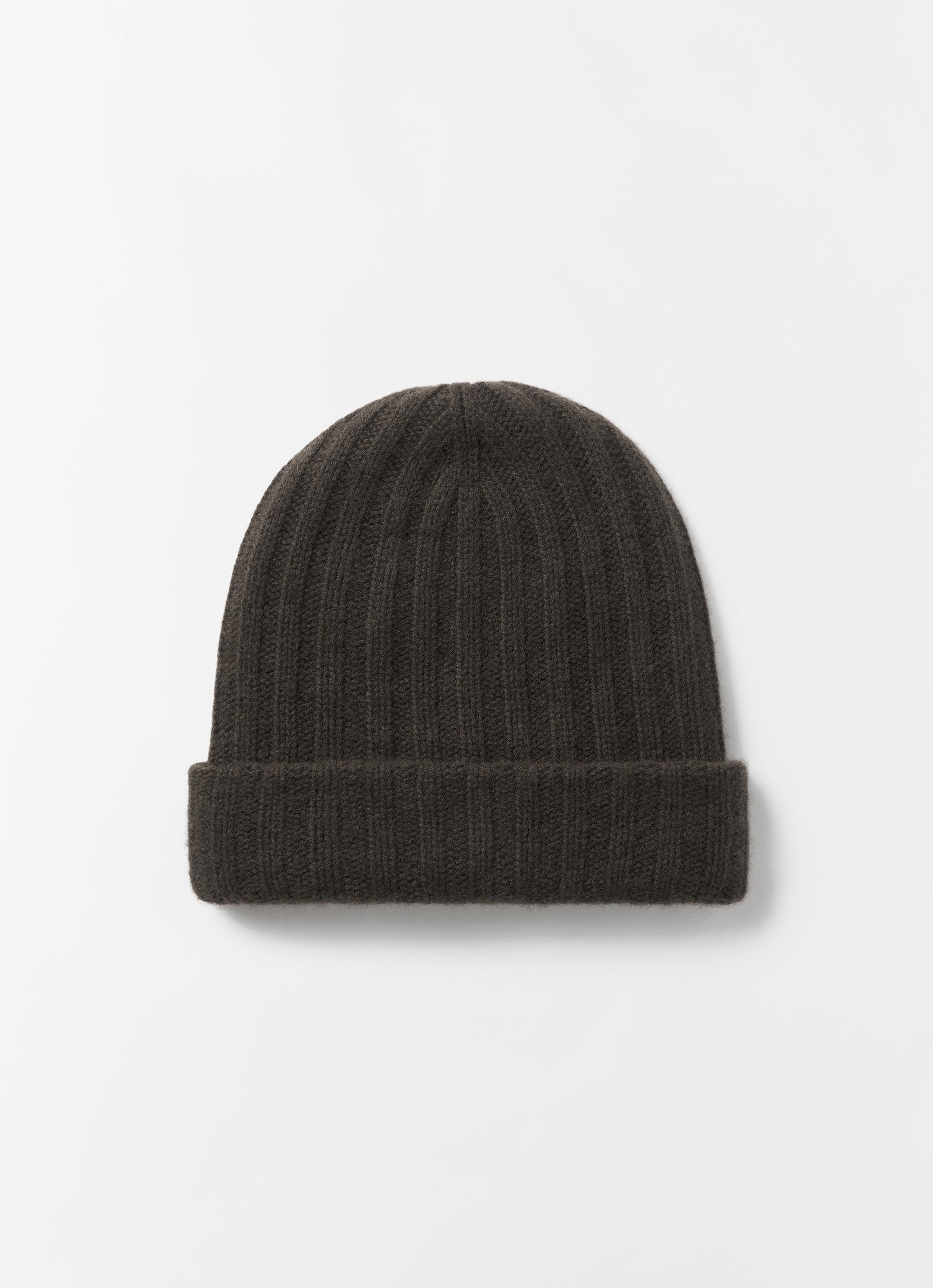 Roe Cashmere Beanie, chocolate