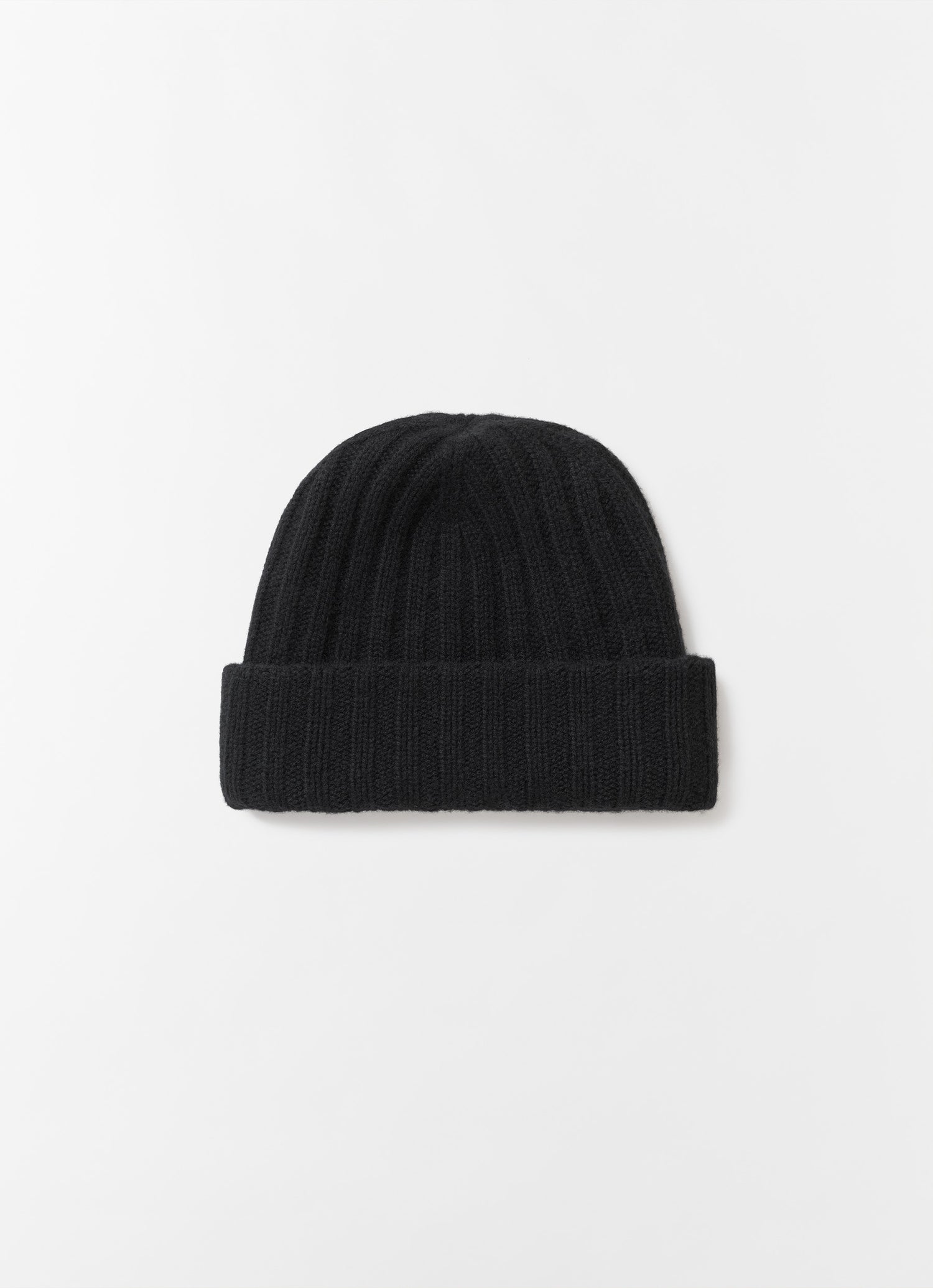 Roe Cashmere Beanie, black