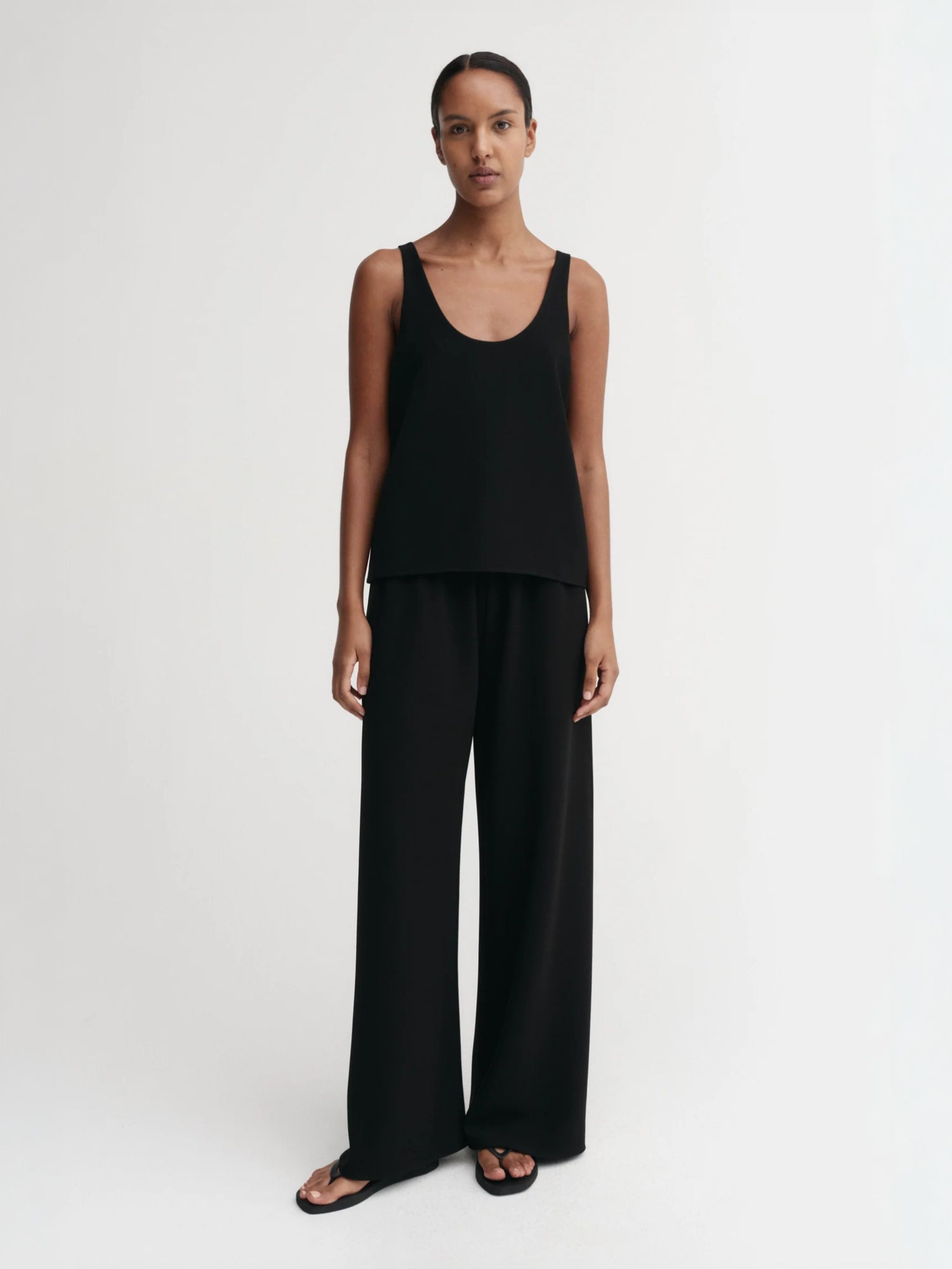 Romy Crepe Top, black