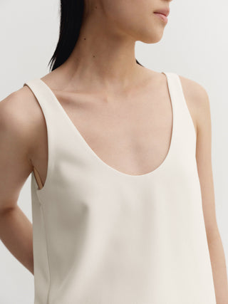 Romy Crepe Top, cream