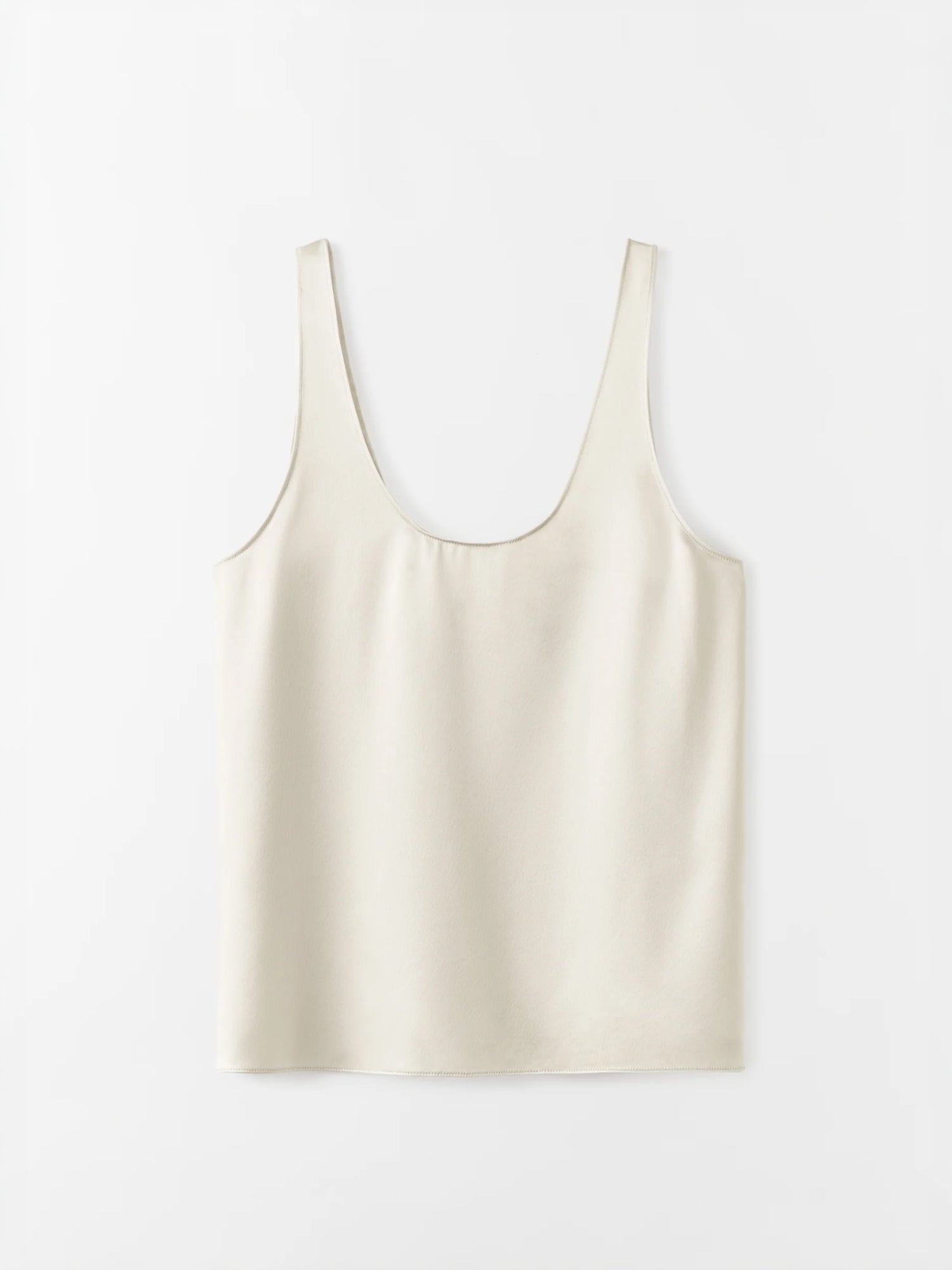 Romy Satin Top, pearl