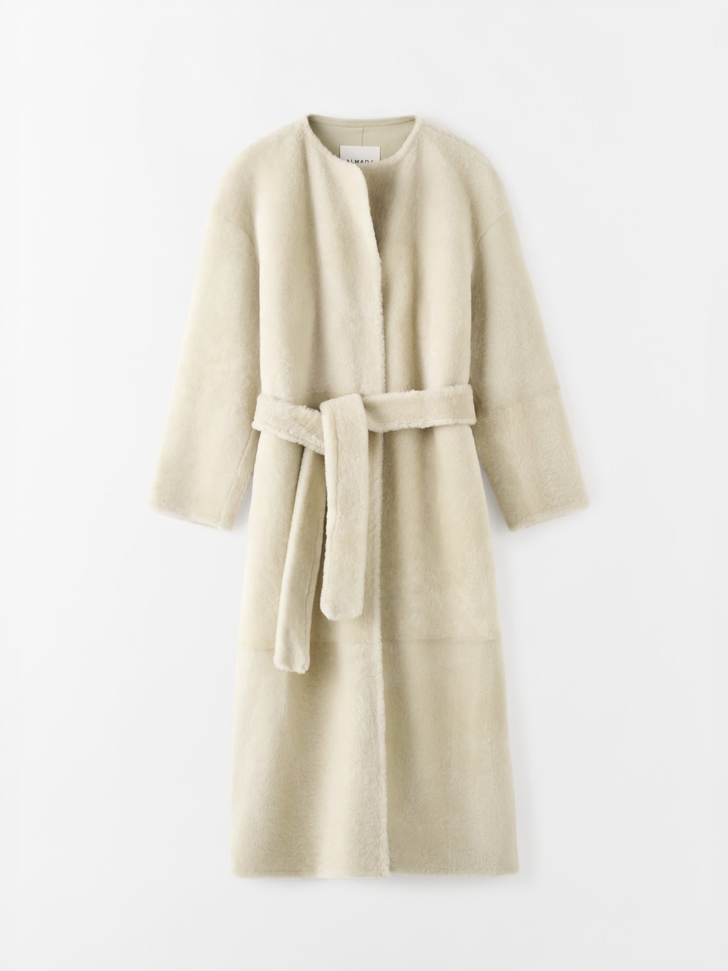 Shea Shearling Coat, vanilla