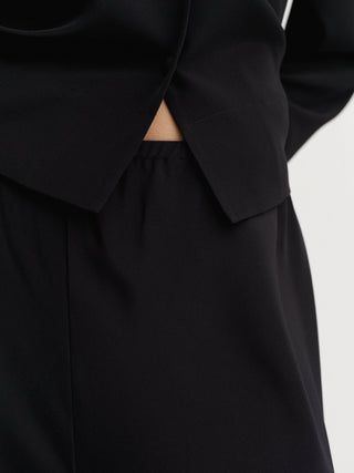 Philine Silk Pants, black