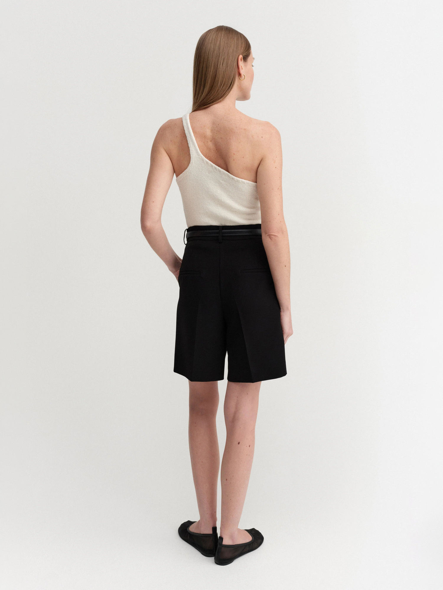 Una One-Shoulder Top, shell