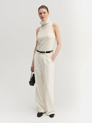 Vida Brushed Top, cream