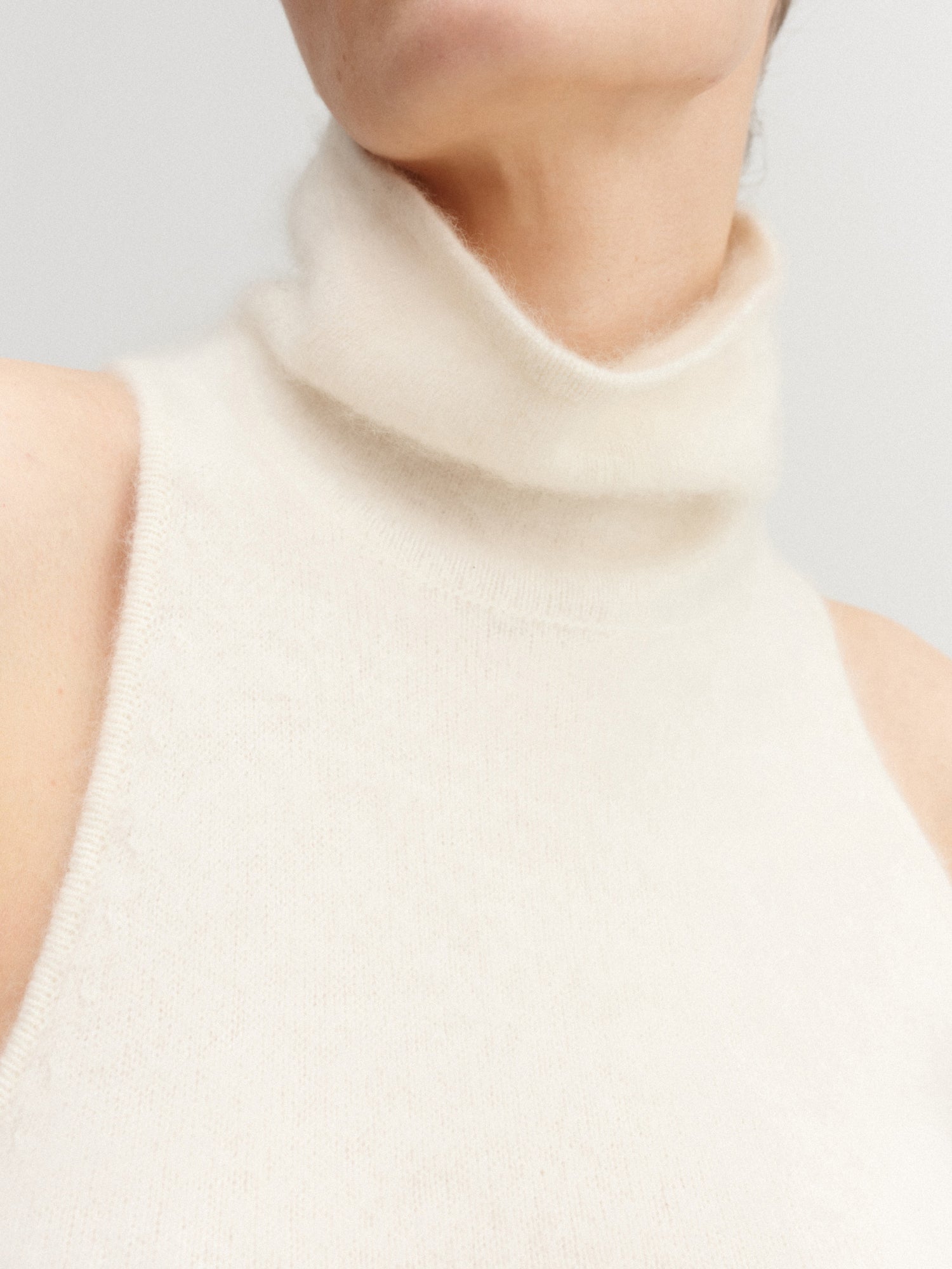 Vida Brushed Top, cream