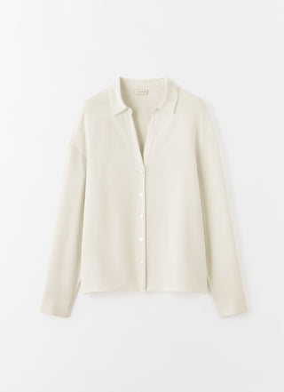 Chemise Wendy en soie, couleur vanille