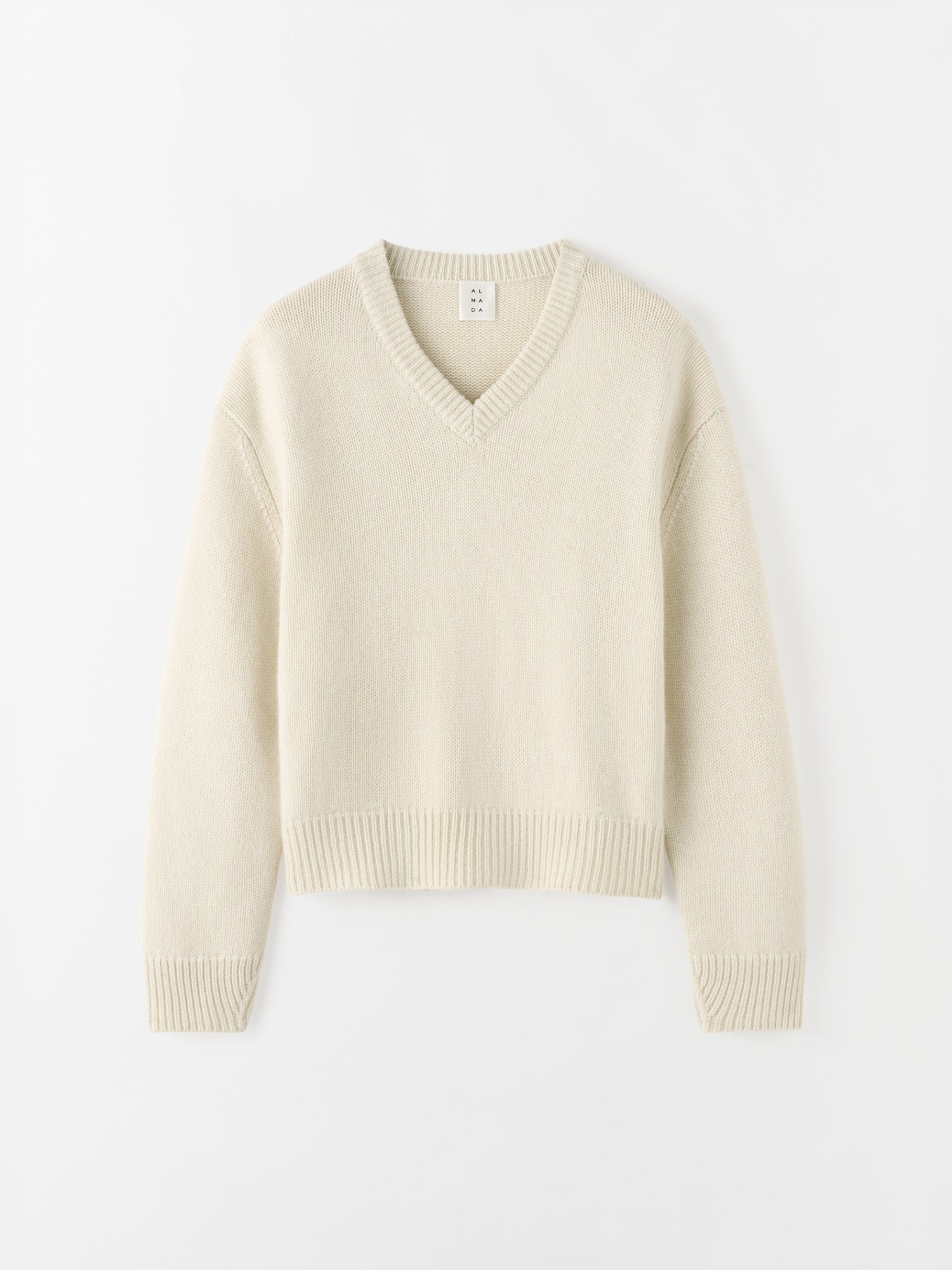 Yara V-Neck Sweater, vanilla