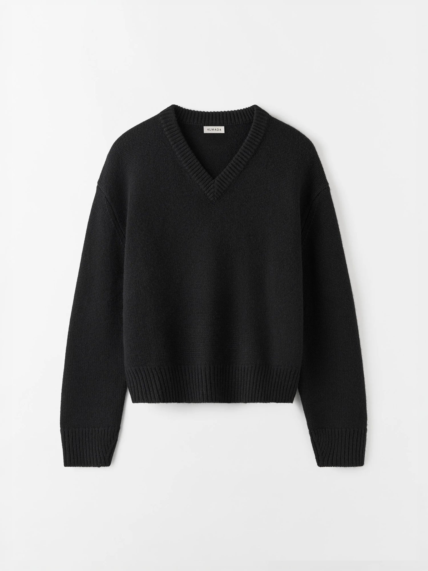 Yara V-Neck Sweater, black