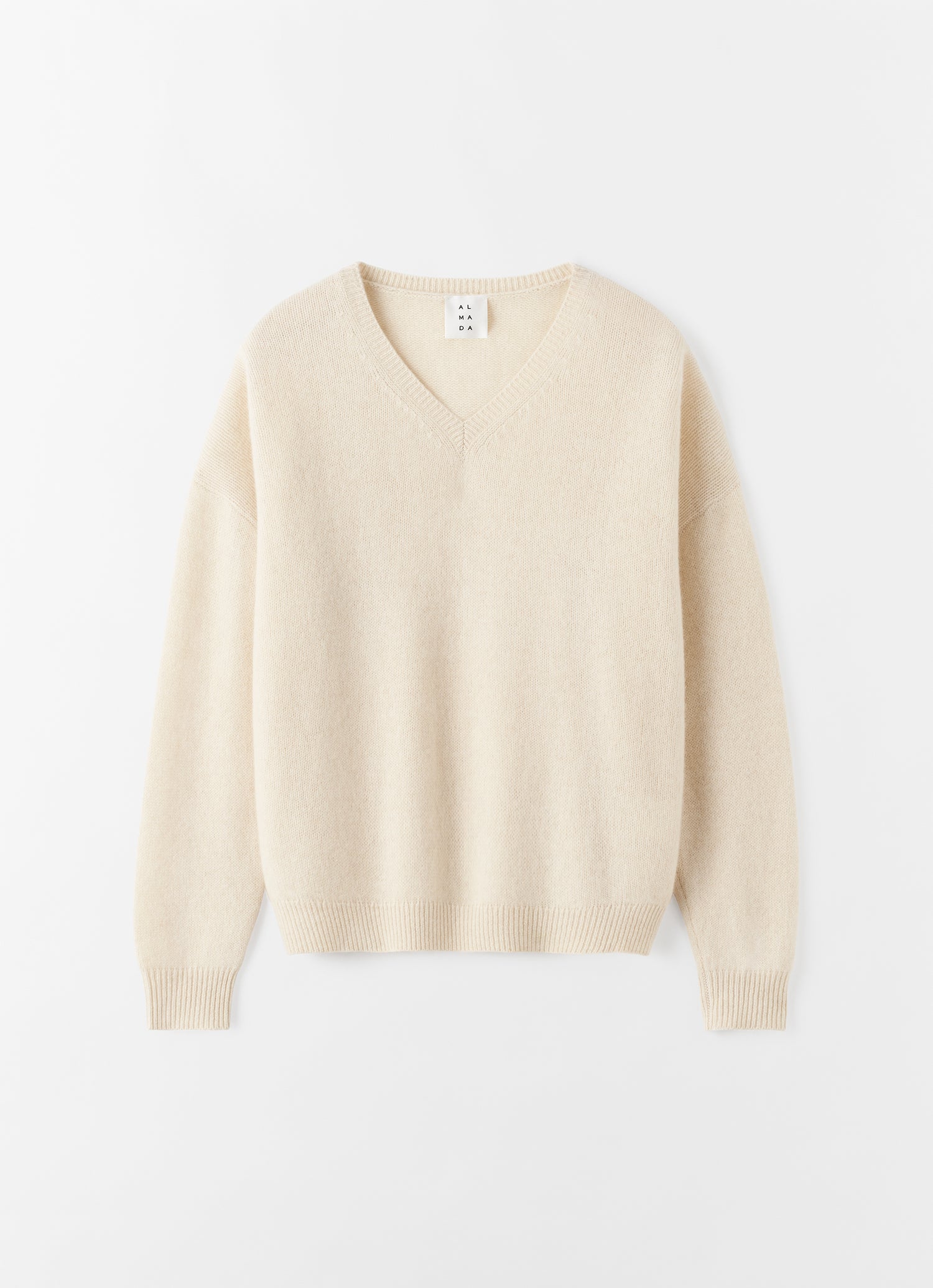 Zaya V-neck Sweater, buttercream