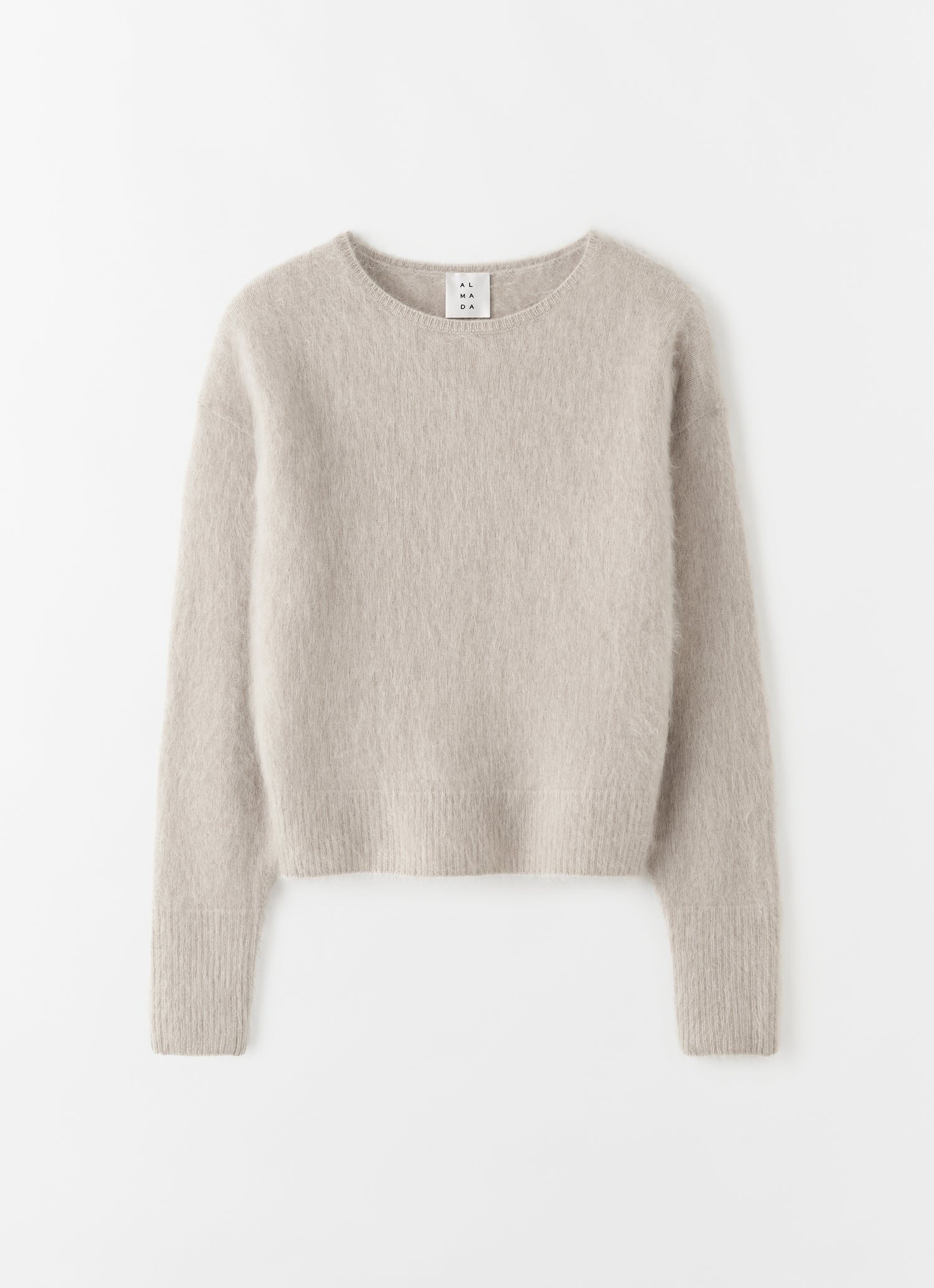 Zoe Crewneck Sweater, taupe