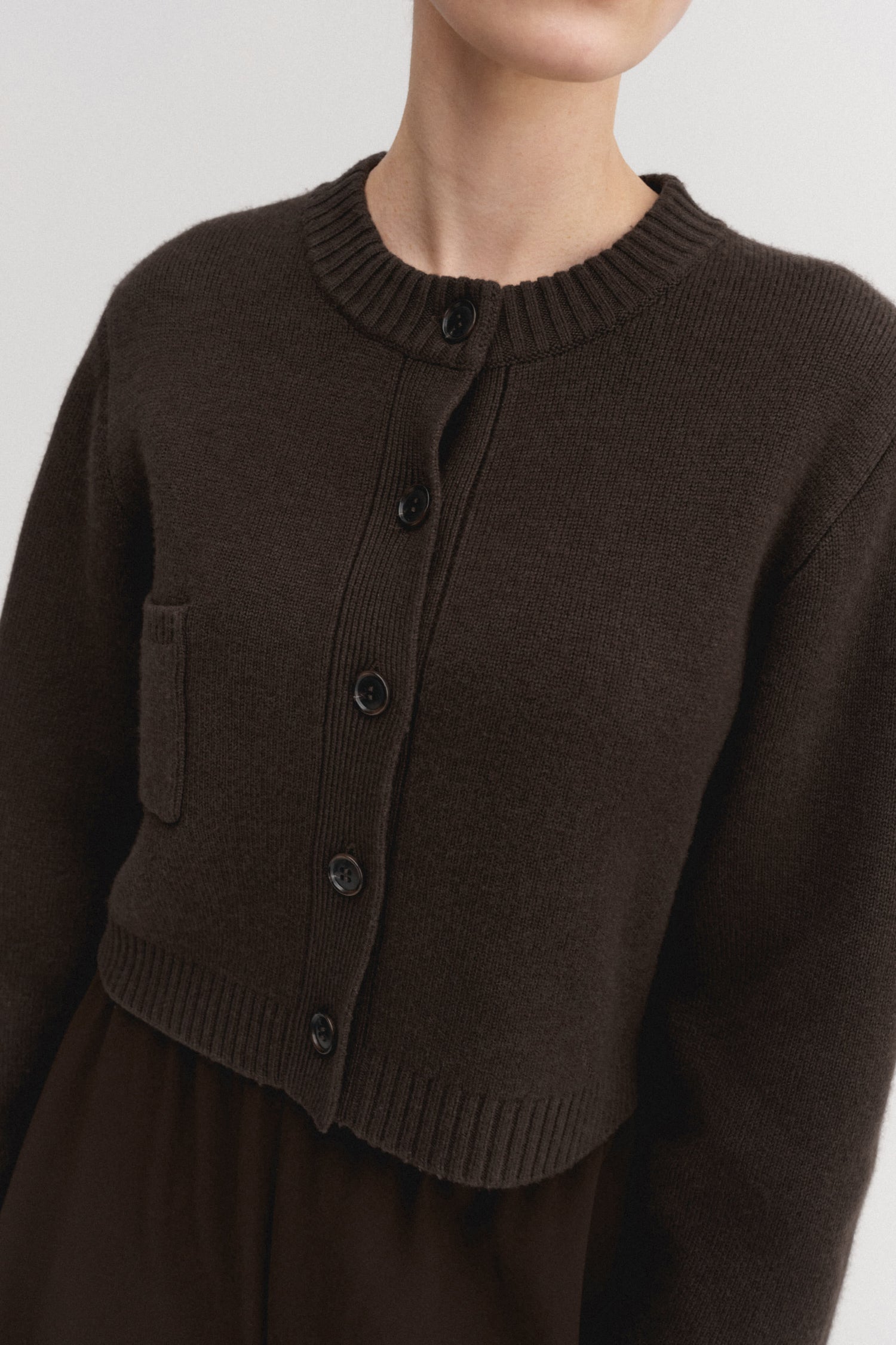 Zozo Strickjacke, schokolade