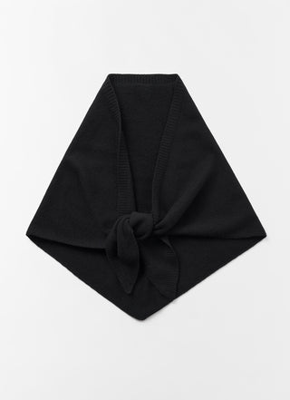 Zuri Triangle Scarf, black