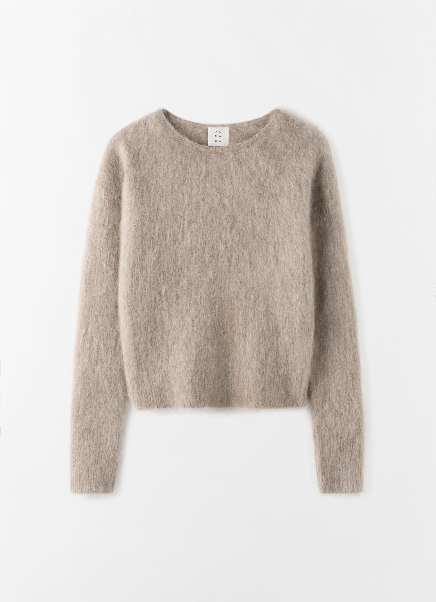 Zoe Crewneck Sweater, nougat